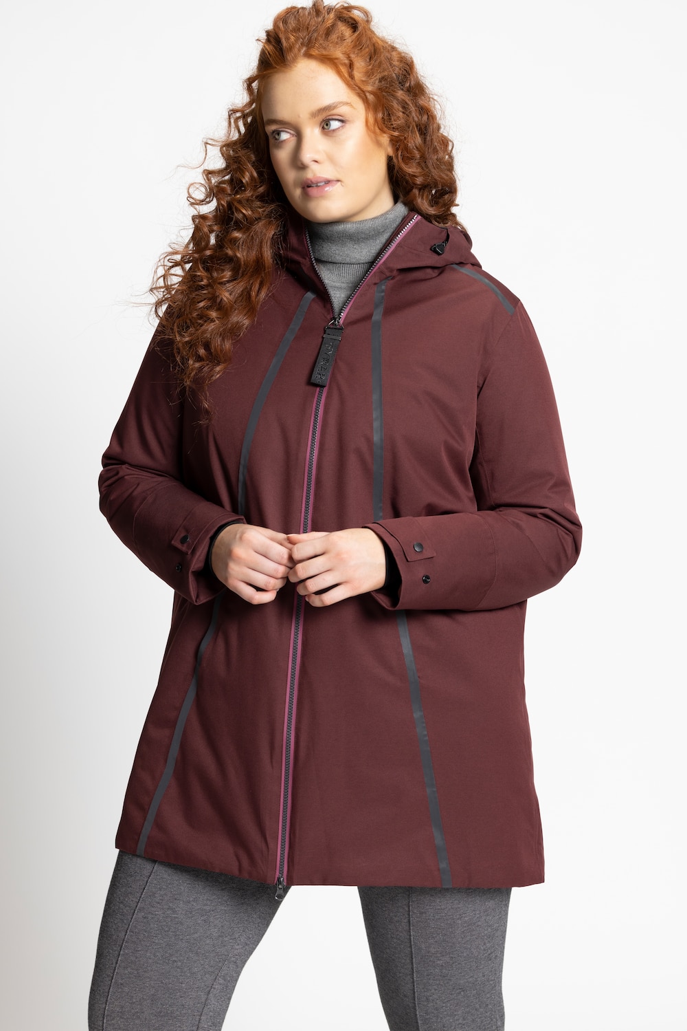 HYPRAR Funktionsjacke, wasserdicht, A-Linie, Kapuze von 50%