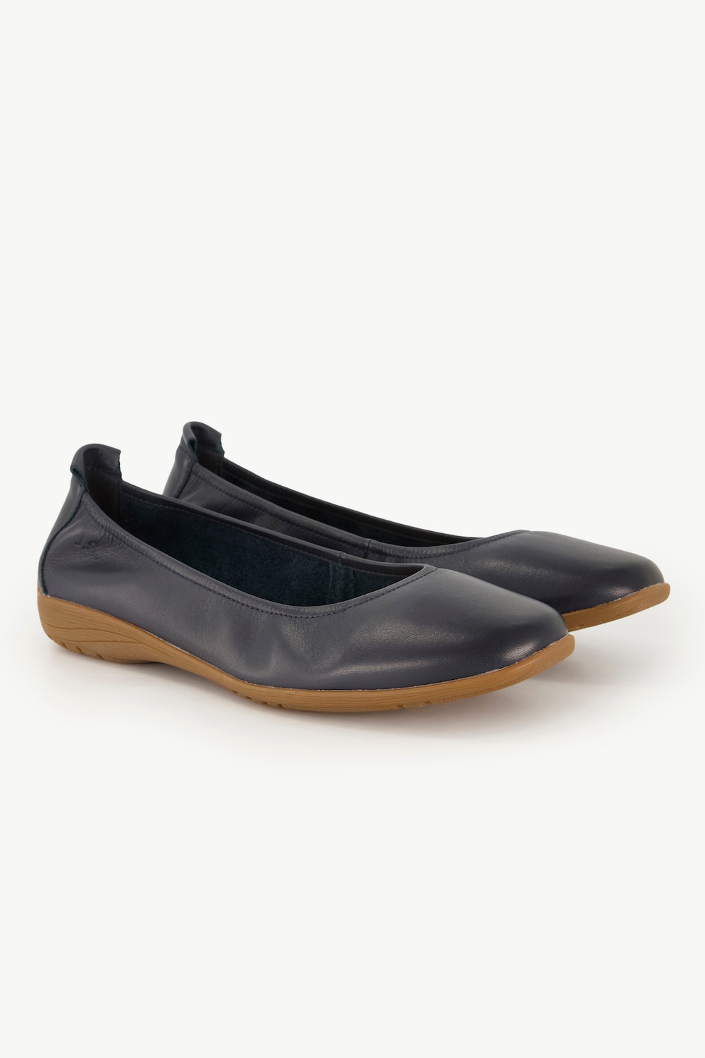 Josef Seibel Leder-Ballerinas, Damen, blau, Größe: 40, Leder, Ulla Popken von Ulla Popken