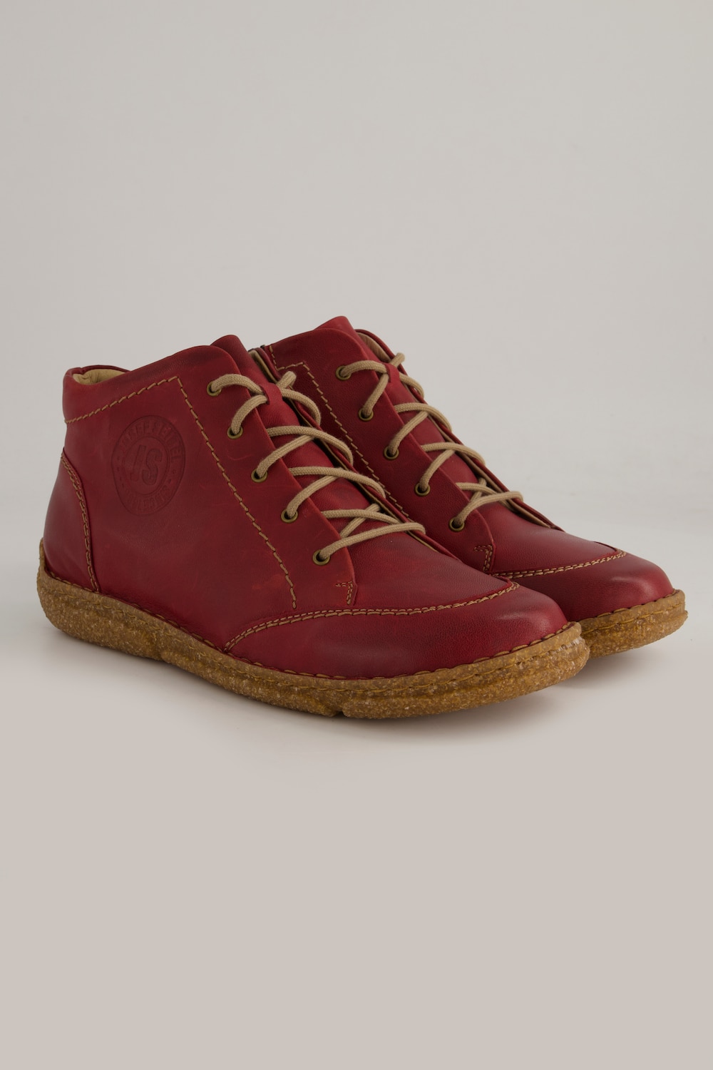 Josef Seibel Lederschuhe, Damen, rot, Größe: 45, Leder, Ulla Popken von Ulla Popken