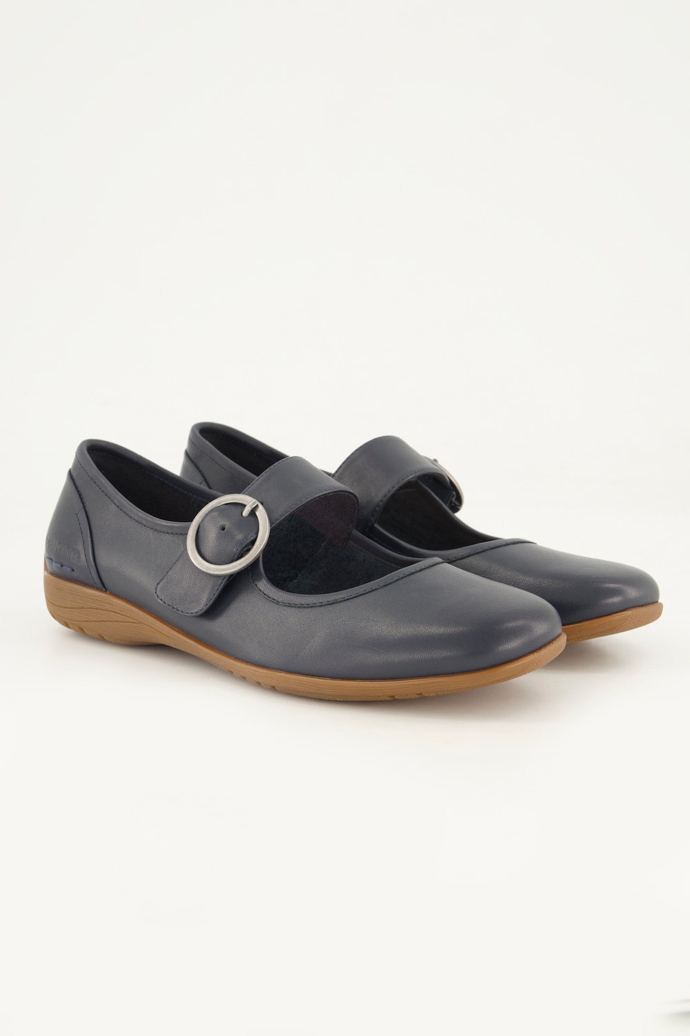 Leder-Ballerinas, Damen, blau, Größe: 41, Leder, Ulla Popken Leder-Ballerinas, Damen, blau, Größe: 41, Leder, Ulla Popken von Ulla Popken