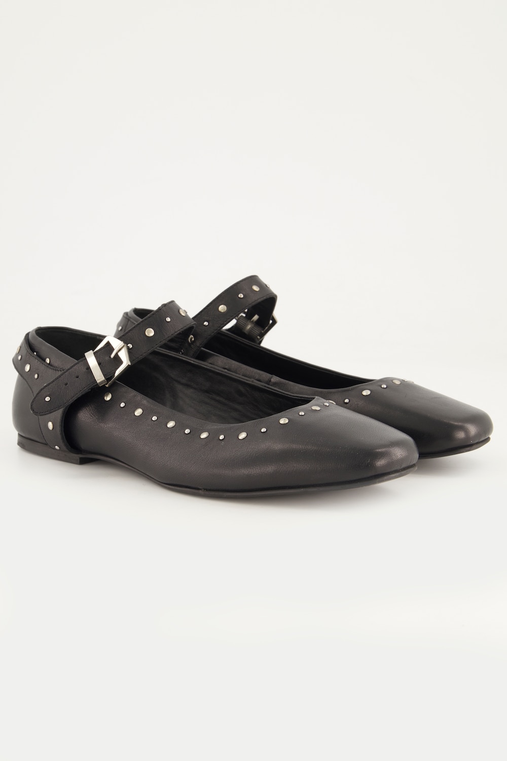 Leder-Ballerinas, Damen, schwarz, Größe: 42, Leder, Ulla Popken Leder-Ballerinas, Damen, schwarz, Größe: 42, Leder, Ulla Popken von Ulla Popken