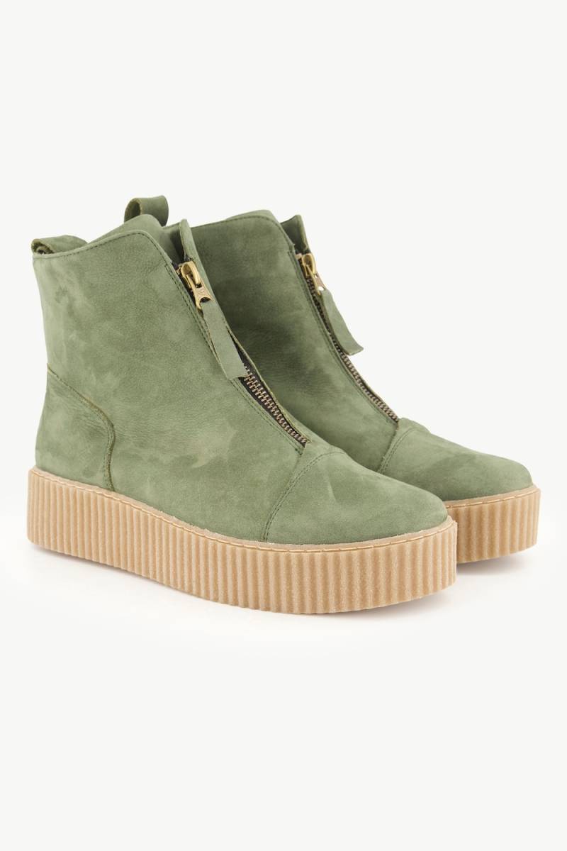 Leder-Boots, Damen, grün, Größe: 39, Leder, Ulla Popken Leder-Boots, Damen, grün, Größe: 39, Leder, Ulla Popken von Ulla Popken