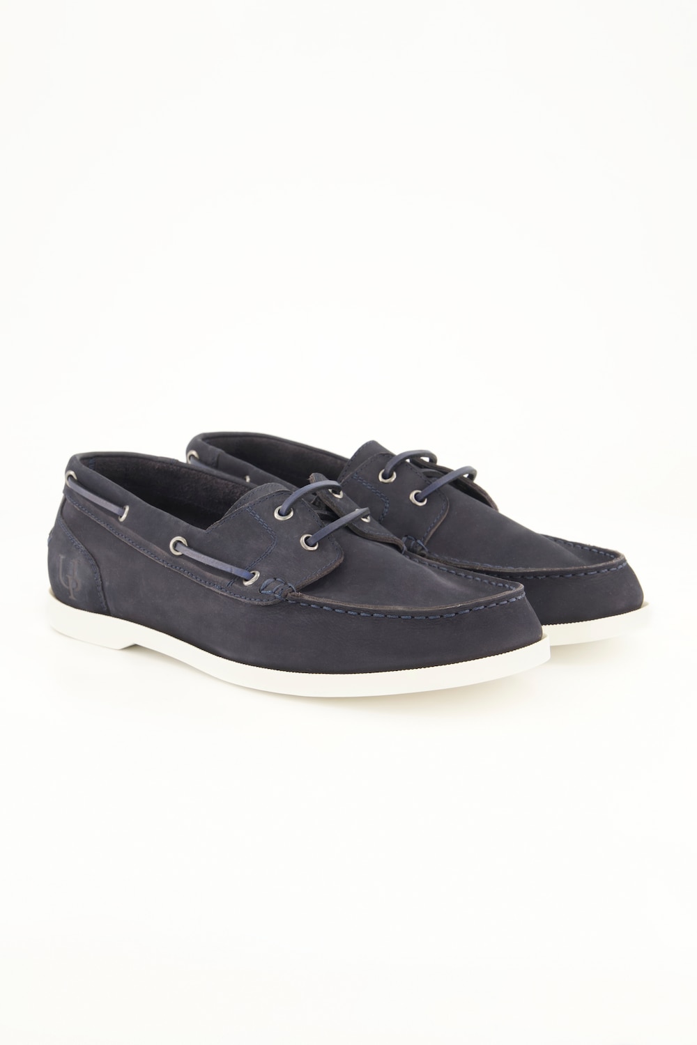Leder-Bootsschuh, Damen, blau, Größe: 40, Leder, Ulla Popken Leder-Bootsschuh, Damen, blau, Größe: 40, Leder, Ulla Popken von Ulla Popken