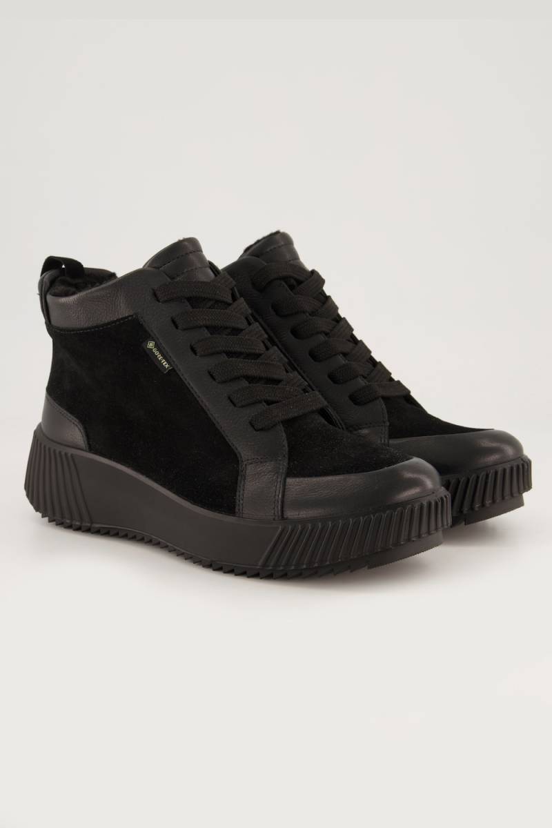 Leder-Funktionssneaker, Damen, schwarz, Größe: 39, Sonstige/Leder, Ulla Popken Leder-Funktionssneaker, Damen, schwarz, Größe: 39, Sonstige/Leder, Ulla Popken von Ulla Popken