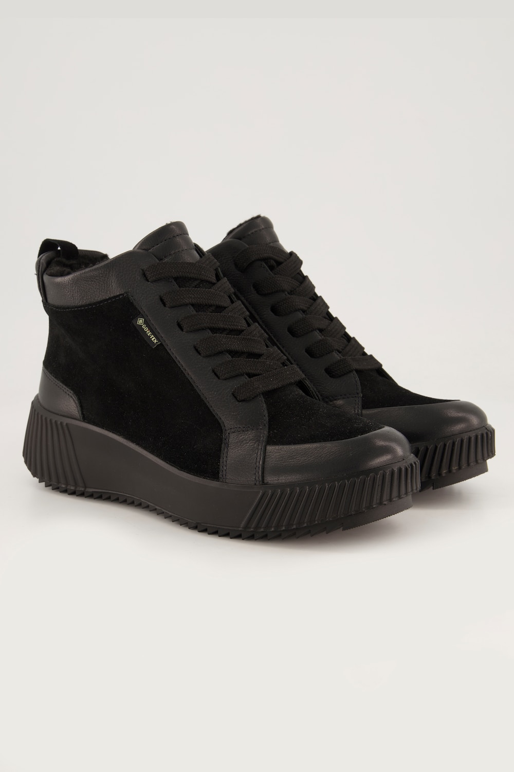 Leder-Funktionssneaker, Damen, schwarz, Größe: 41, Sonstige/Leder, Ulla Popken Leder-Funktionssneaker, Damen, schwarz, Größe: 41, Sonstige/Leder, Ulla Popken von Ulla Popken