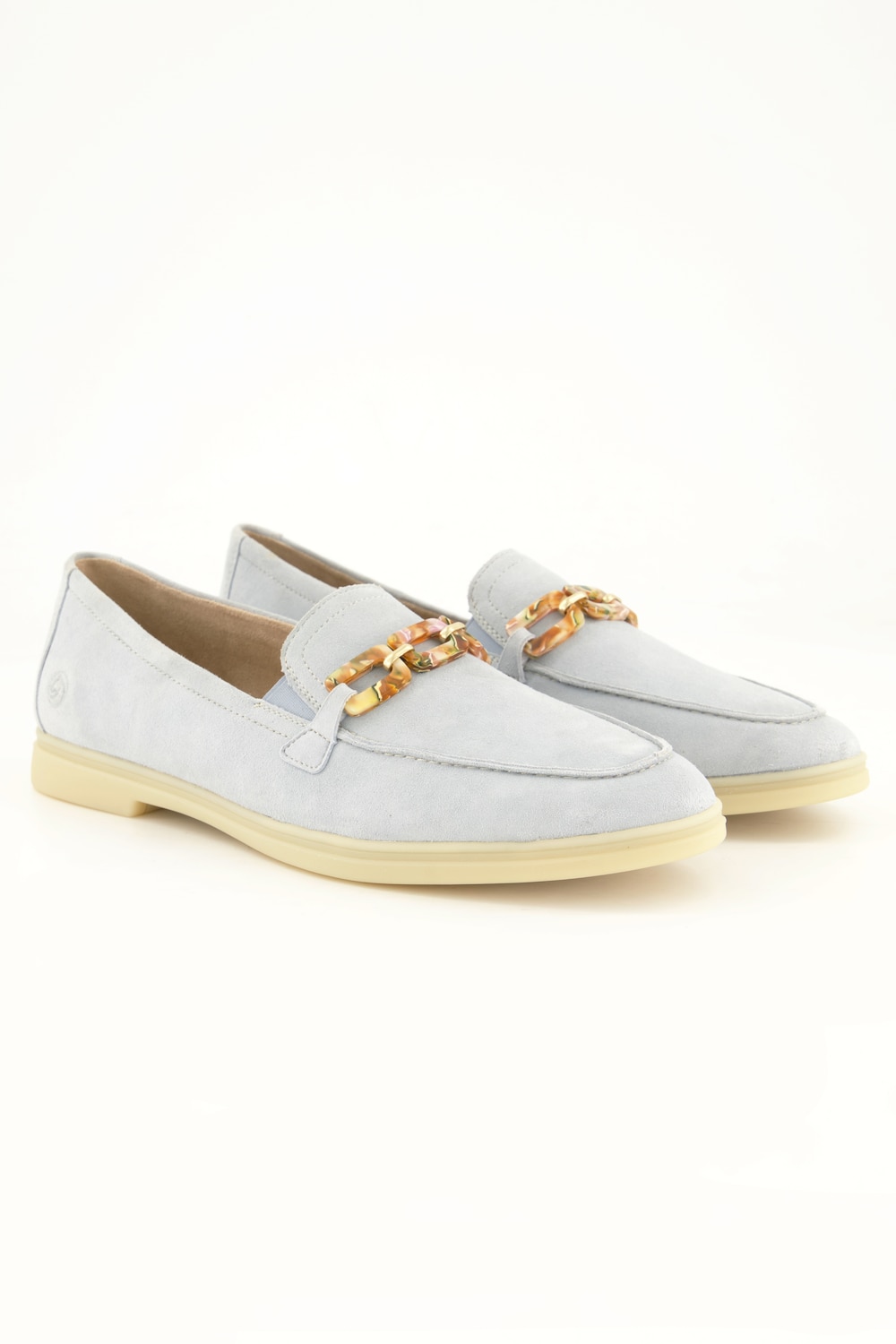 Remonte Leder-Loafer, Damen, blau, Größe: 44, Sonstige/Leder, Ulla Popken von Ulla Popken