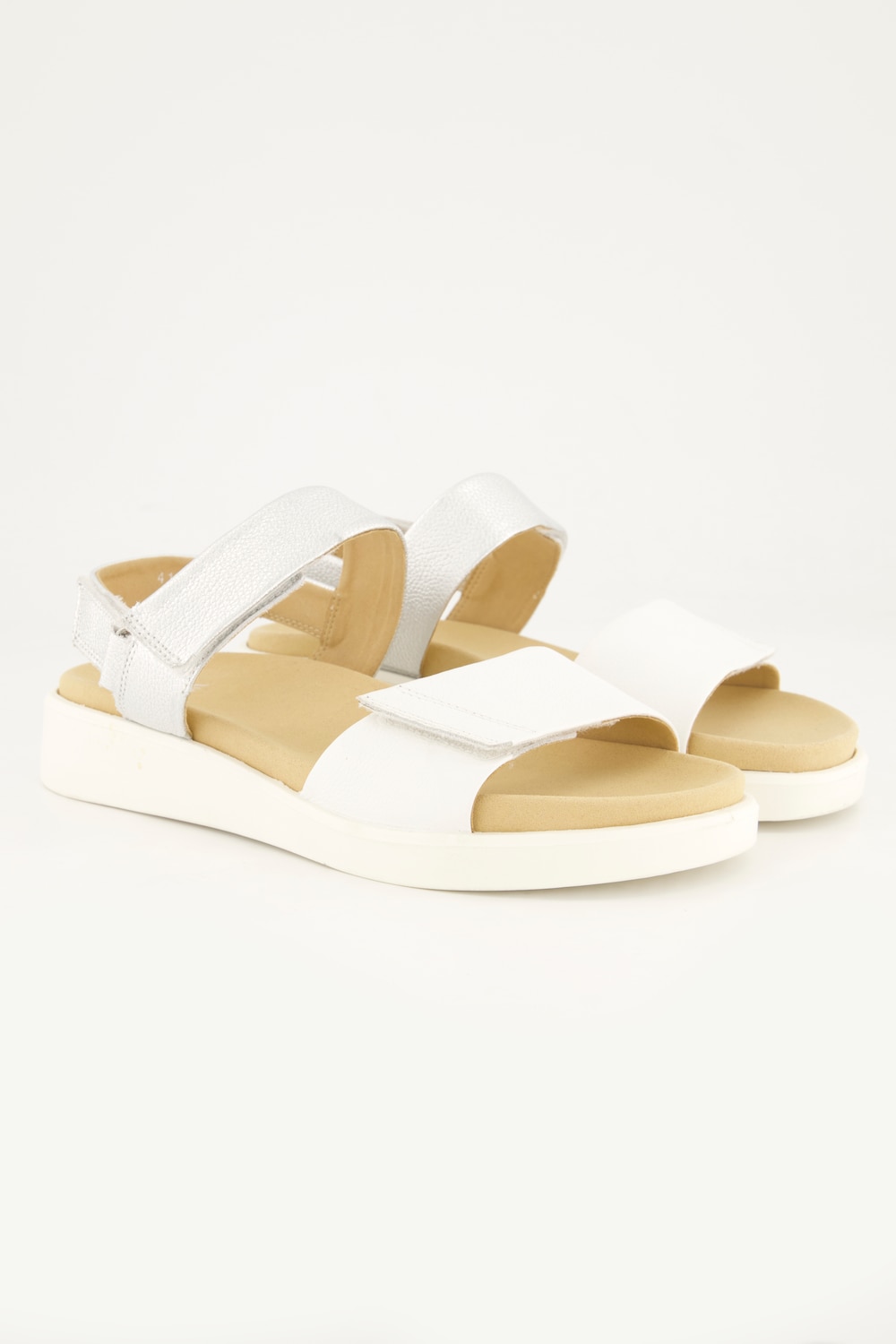Leder-Sandalen, Damen, beige, Größe: 40, Sonstige/Leder, Ulla Popken von Ulla Popken