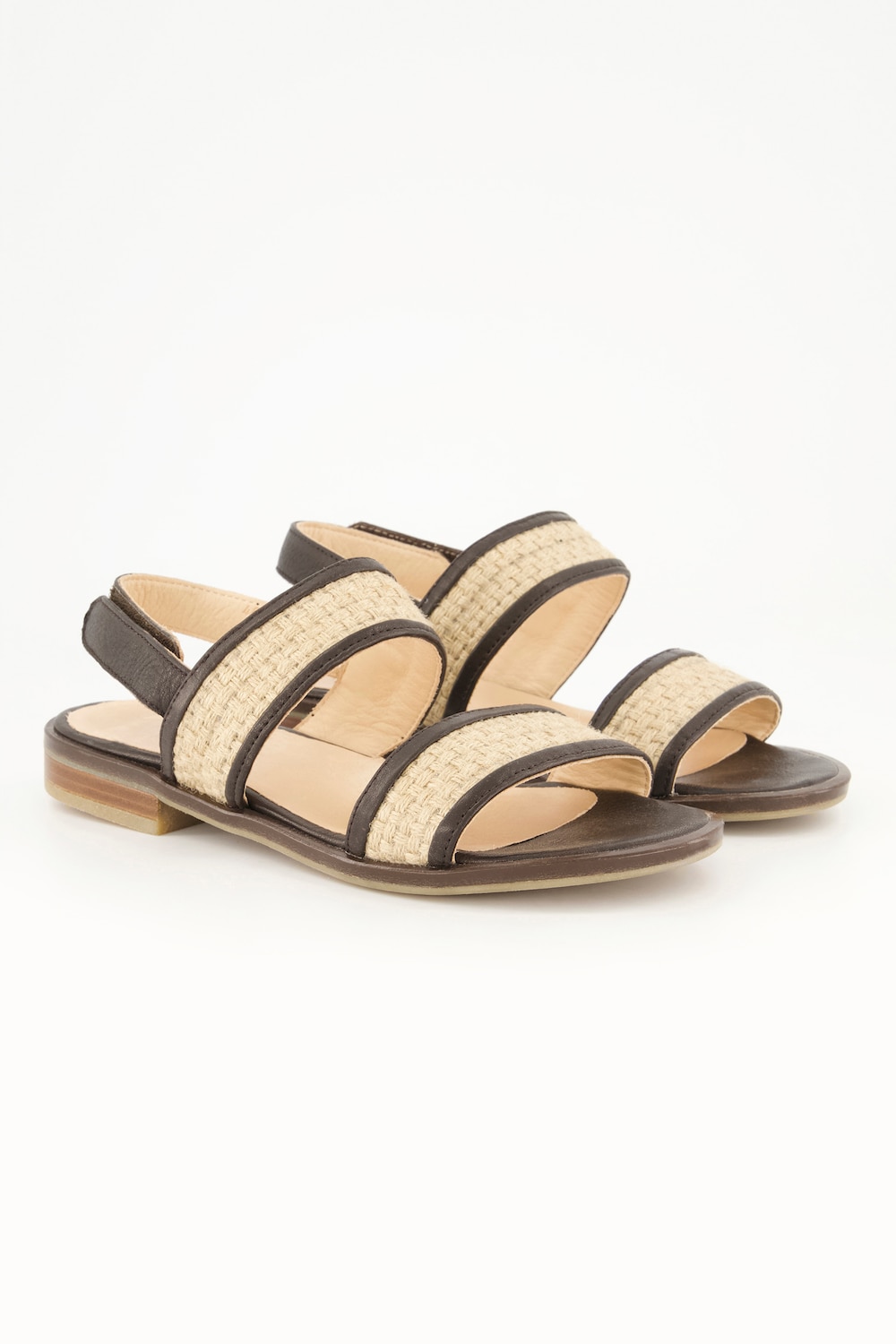 Leder-Sandalen, Damen, braun, Größe: 41, Leder, Ulla Popken von Ulla Popken