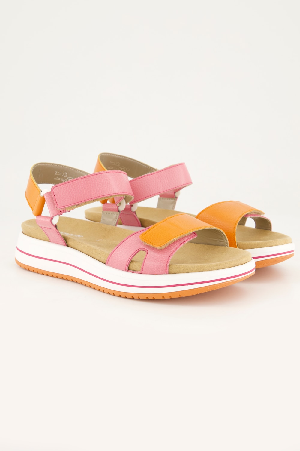 Leder-Sandalen, Damen, rosa, Größe: 38, Sonstige/Leder, Ulla Popken von Ulla Popken