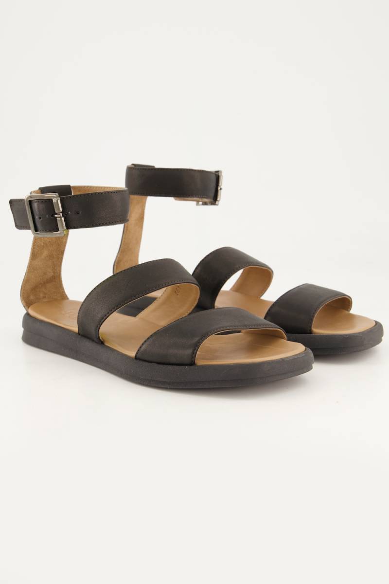 Leder-Sandalen, Damen, schwarz, Größe: 44, Leder, Ulla Popken Leder-Sandalen, Damen, schwarz, Größe: 44, Leder, Ulla Popken von Ulla Popken