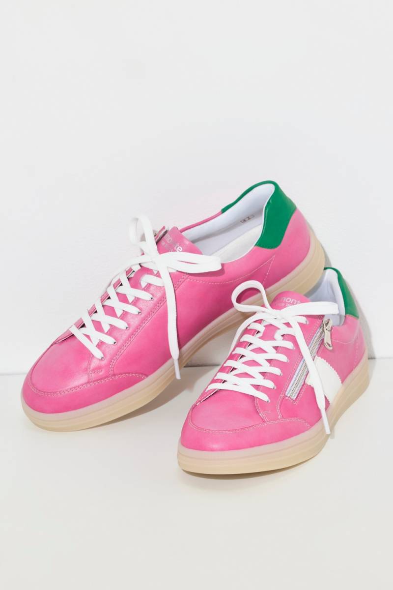 Leder-Sneaker, Damen, rosa, Größe: 42, Sonstige/Leder/Synthetische Fasern, Ulla Popken Leder-Sneaker, Damen, rosa, Größe: 42, Sonstige/Leder/Synthetische Fasern, Ulla Popken von Ulla Popken