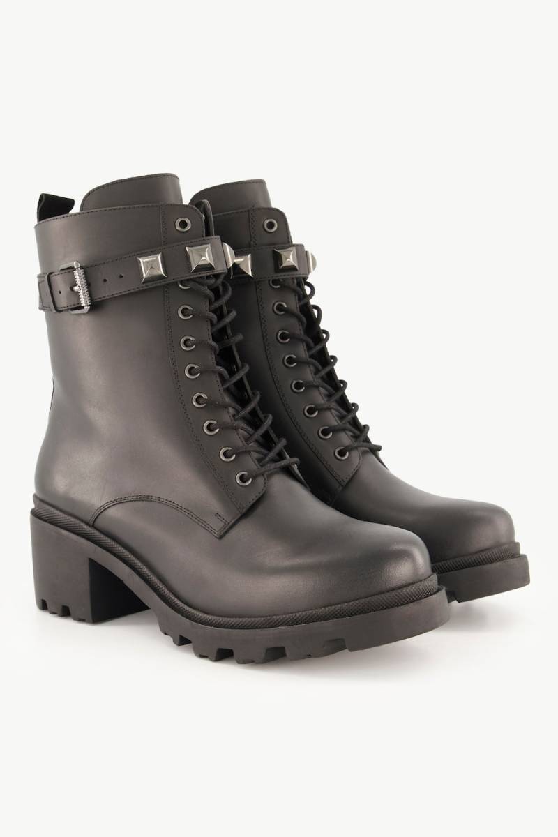 Leder-Stiefeletten, Damen, schwarz, Größe: 38, Sonstige/Leder, Ulla Popken Leder-Stiefeletten, Damen, schwarz, Größe: 38, Sonstige/Leder, Ulla Popken von Ulla Popken