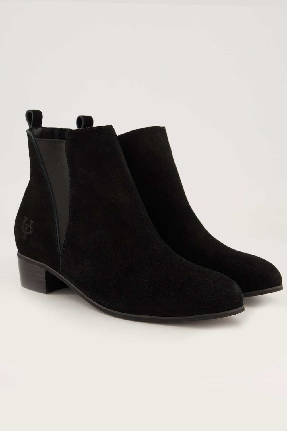 Leder-Stiefeletten, Damen, schwarz, Größe: 39, Sonstige/Leder, Ulla Popken Leder-Stiefeletten, Damen, schwarz, Größe: 39, Sonstige/Leder, Ulla Popken von Ulla Popken
