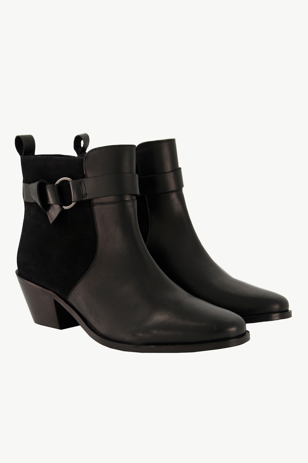 Leder-Stiefeletten, Damen, schwarz, Größe: 41, Leder, Ulla Popken Leder-Stiefeletten, Damen, schwarz, Größe: 41, Leder, Ulla Popken von Ulla Popken