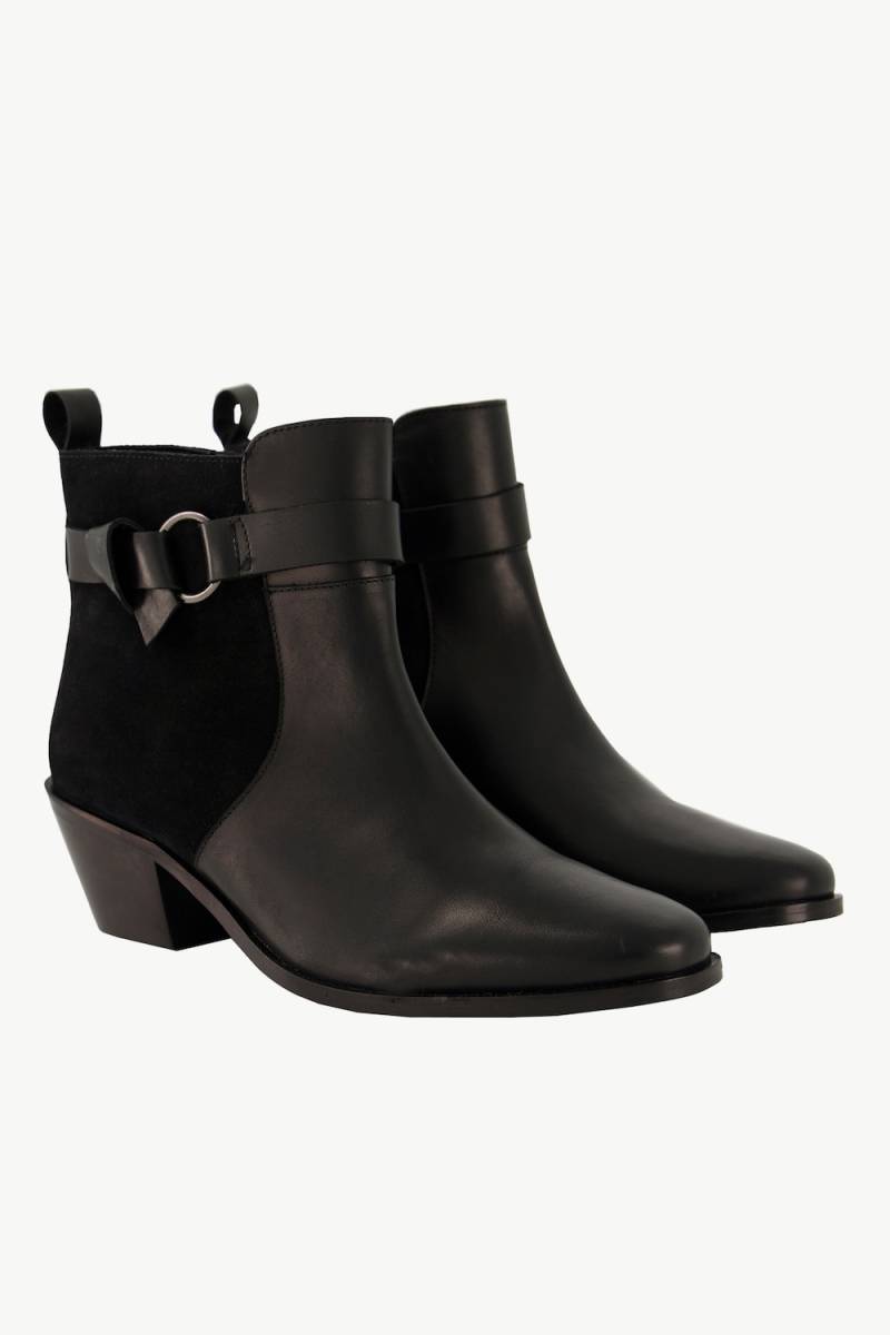 Leder-Stiefeletten, Damen, schwarz, Größe: 41, Leder, Ulla Popken Leder-Stiefeletten, Damen, schwarz, Größe: 41, Leder, Ulla Popken von Ulla Popken