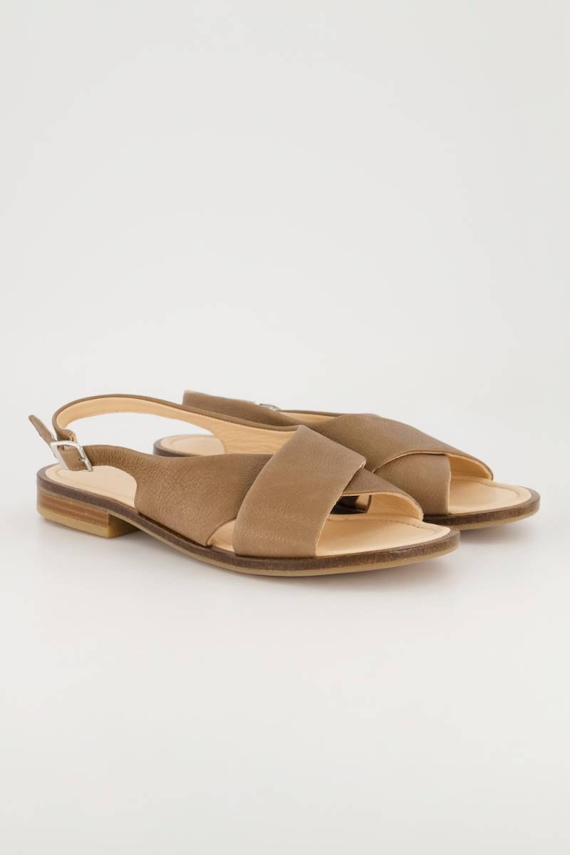 Ledersandalen, Damen, braun, Größe: 44, Leder, Ulla Popken von Ulla Popken