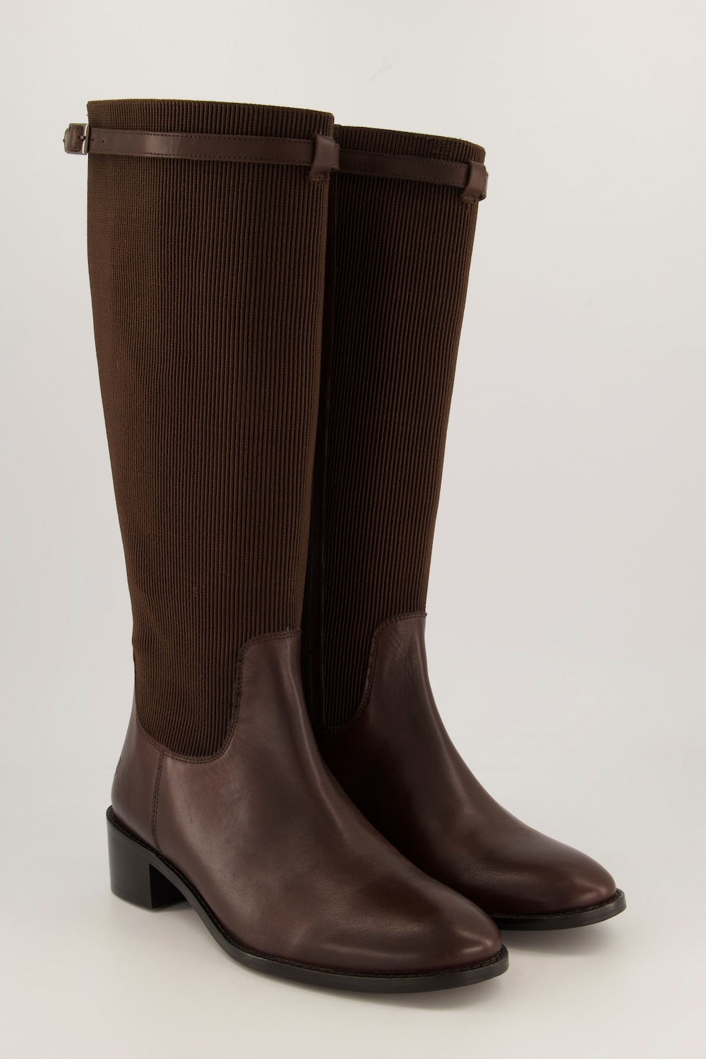 Lederstiefel, Damen, braun, Größe: 41, Synthetische Fasern/Leder, Ulla Popken von Ulla Popken