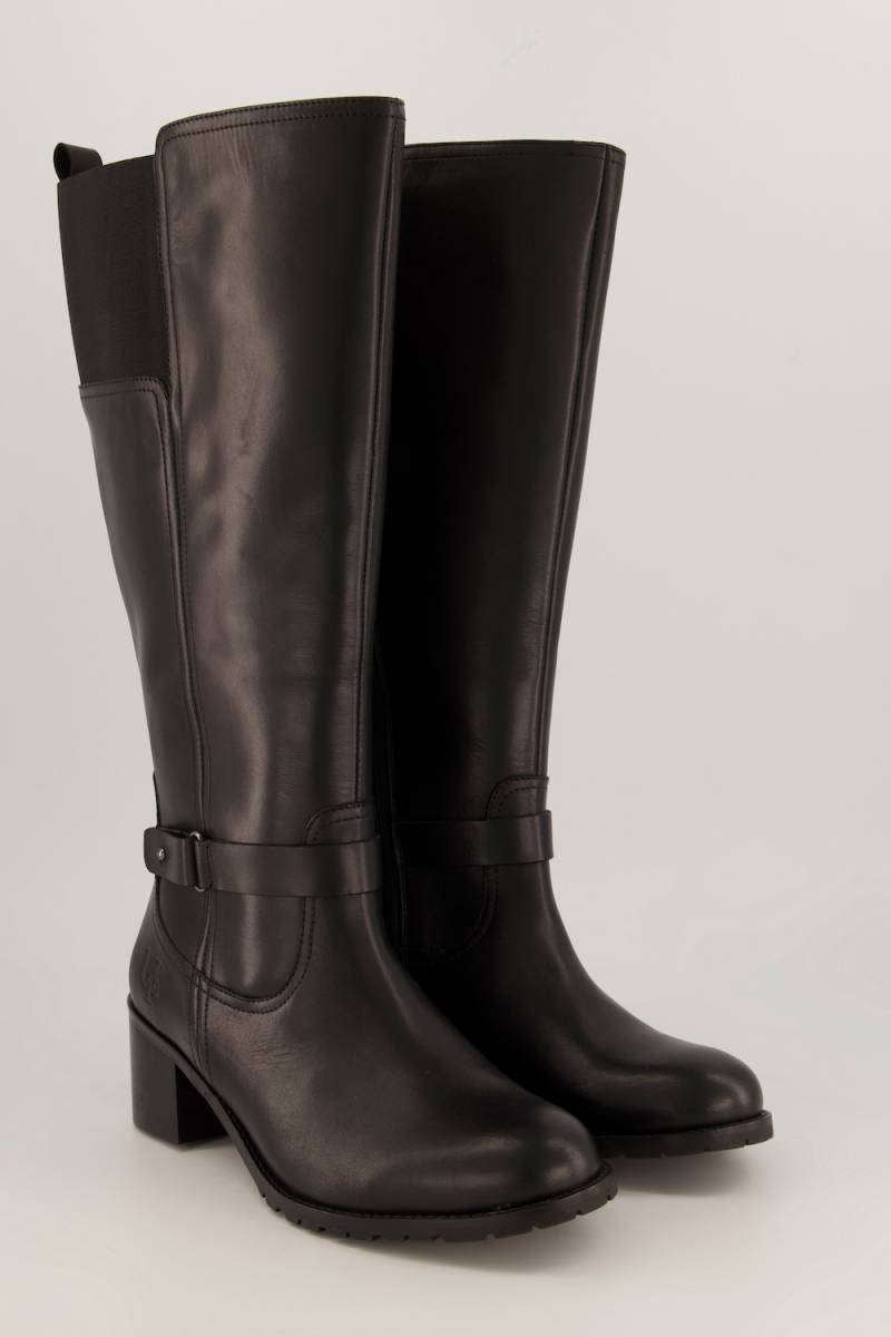 Lederstiefel, Damen, schwarz, Größe: 44, Sonstige/Leder, Ulla Popken von Ulla Popken