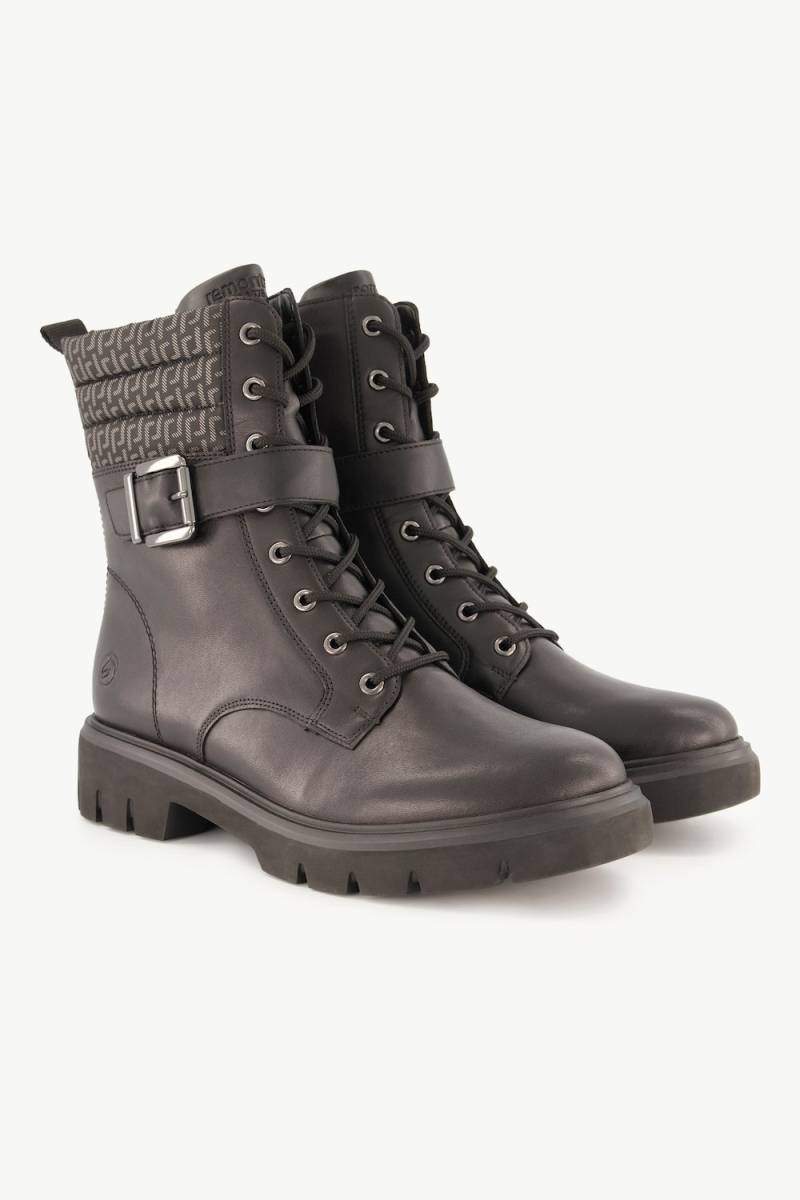 Remonte Leder-Bikerboots, Damen, schwarz, Größe: 39, Sonstige/Leder/Synthetische Fasern, Ulla Popken Remonte Leder-Bikerboots, Damen, schwarz, Größe: 39, Sonstige/Leder/Synthetische Fasern, Ulla Popken von Ulla Popken