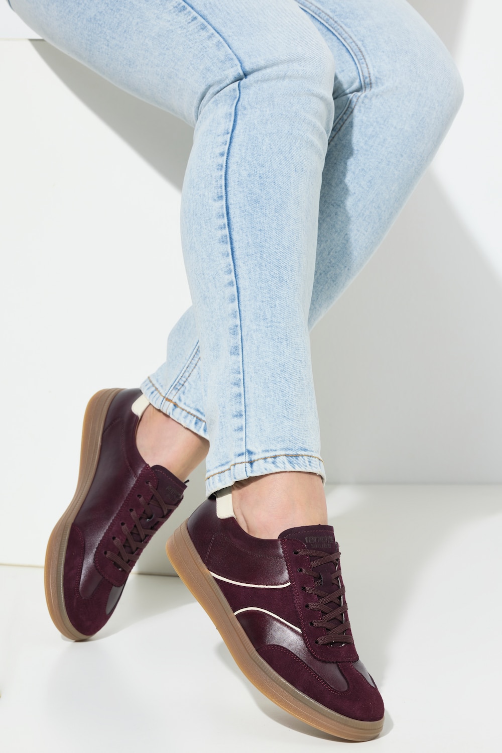 Remonte Leder-Sneaker, Damen, rot, Größe: 40, Sonstige/Leder, Ulla Popken Remonte Leder-Sneaker, Damen, rot, Größe: 40, Sonstige/Leder, Ulla Popken von Ulla Popken