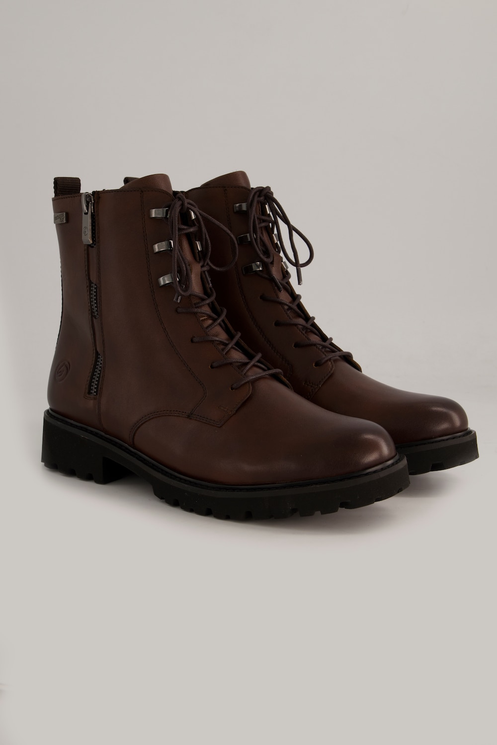Remonte Leder-Stiefeletten, Damen, braun, Größe: 41, Leder/Sonstige/Synthetische Fasern, Ulla Popken Remonte Leder-Stiefeletten, Damen, braun, Größe: 41, Leder/Sonstige/Synthetische Fasern, Ulla Popken von Ulla Popken