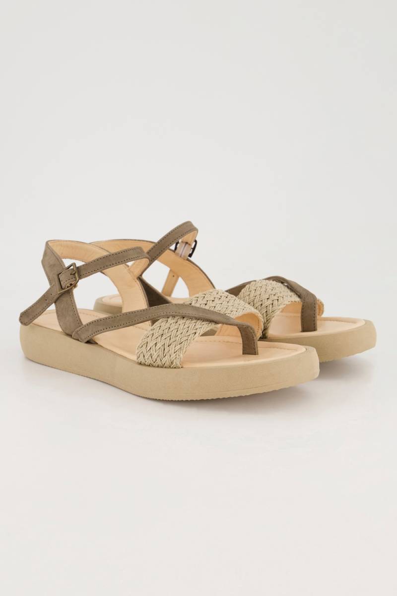 Sandalen, Damen, braun, Größe: 41, Leder, Ulla Popken Sandalen, Damen, braun, Größe: 41, Leder, Ulla Popken von Ulla Popken