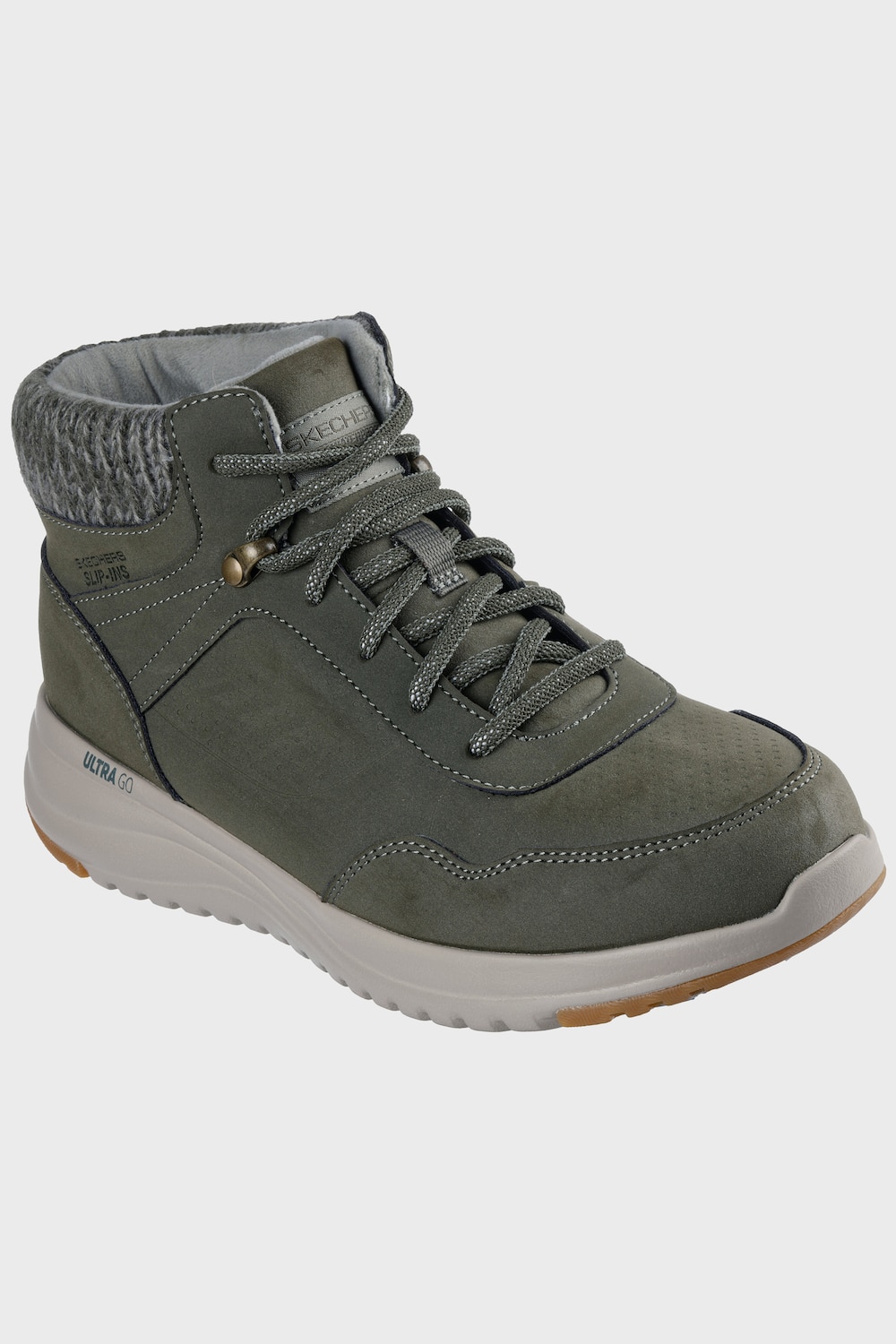 Skechers Funktions-Boots, Damen, grün, Größe: 38, Polyester/Synthetische Fasern, Ulla Popken von Ulla Popken