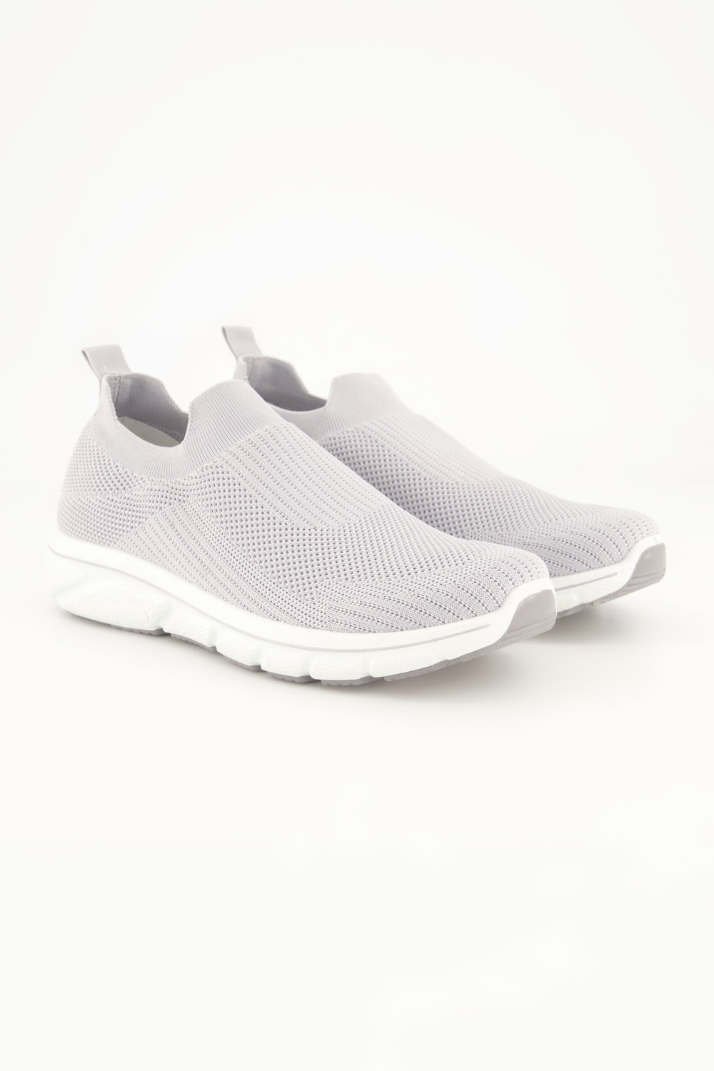 Slip-Ons, Damen, grau, Größe: 42, Synthetische Fasern, Ulla Popken Slip-Ons, Damen, grau, Größe: 42, Synthetische Fasern, Ulla Popken von Ulla Popken