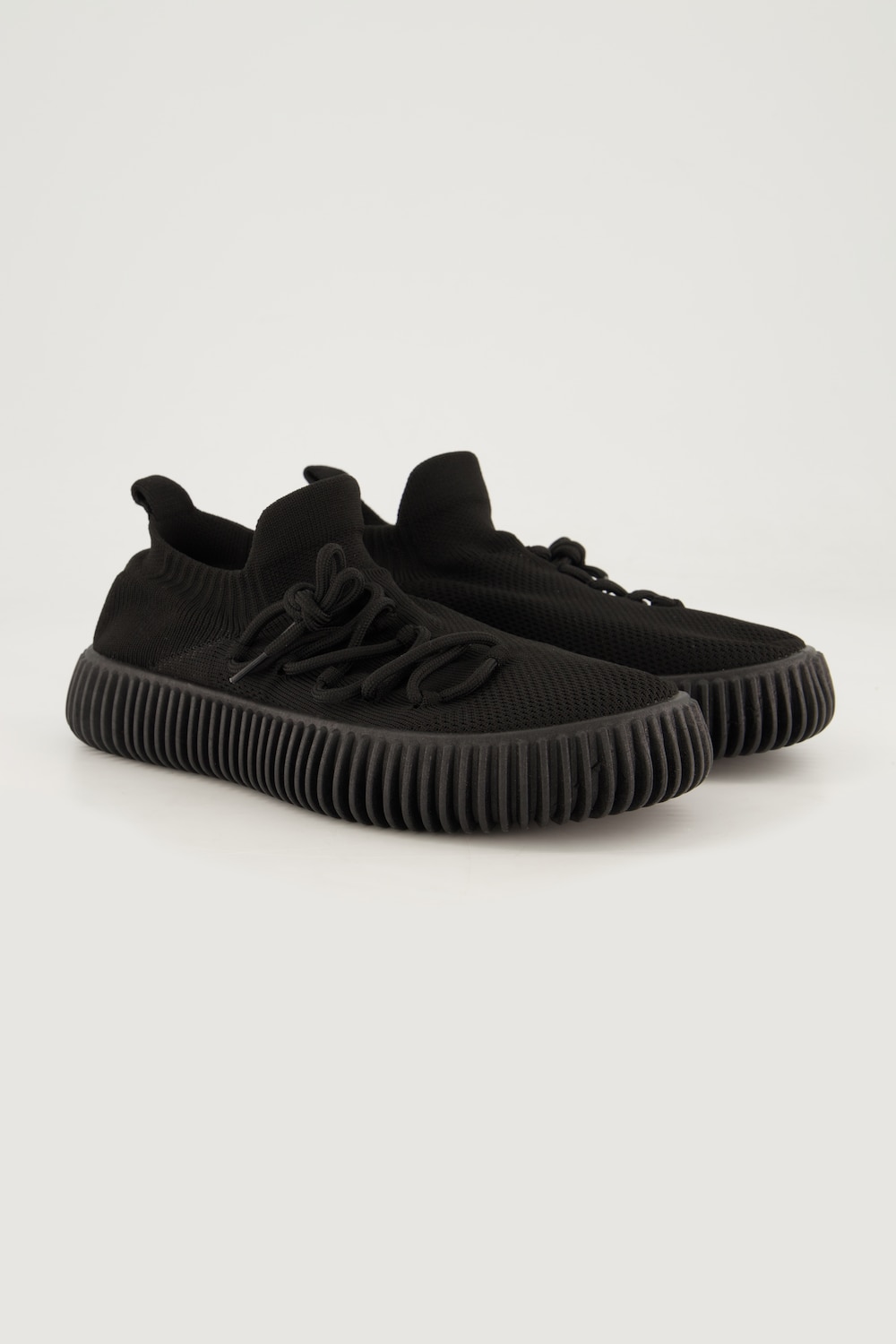 Sock-Sneaker, Damen, schwarz, Größe: 42, Synthetische Fasern, Ulla Popken Sock-Sneaker, Damen, schwarz, Größe: 42, Synthetische Fasern, Ulla Popken von Ulla Popken