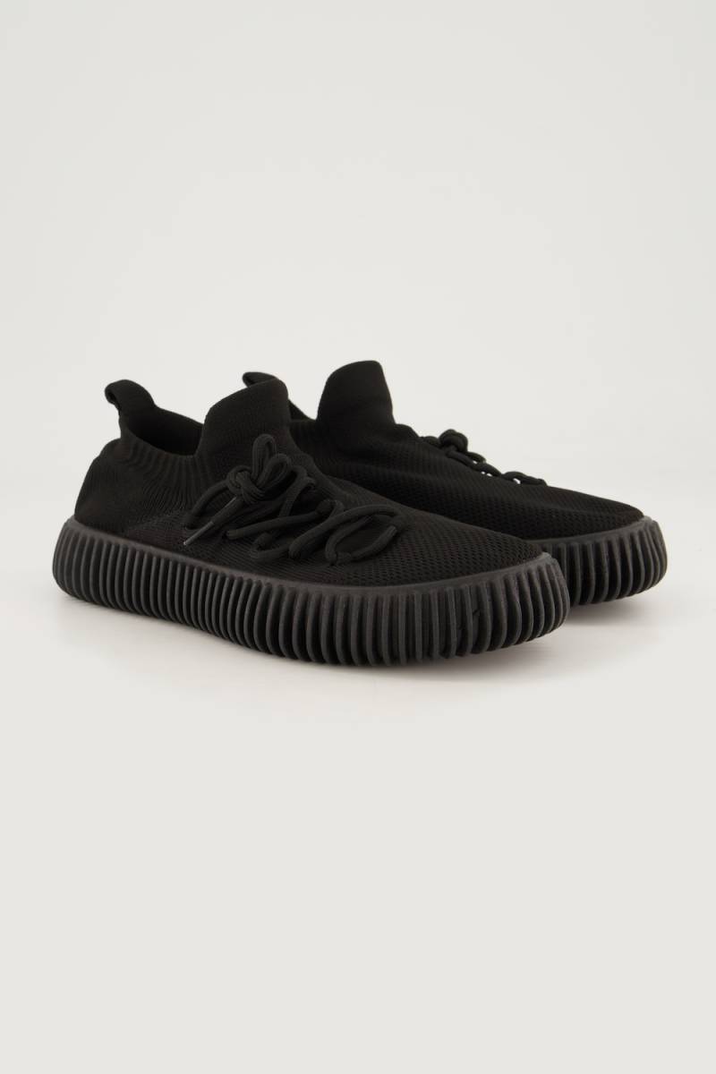 Sock-Sneaker, Damen, schwarz, Größe: 42, Synthetische Fasern, Ulla Popken Sock-Sneaker, Damen, schwarz, Größe: 42, Synthetische Fasern, Ulla Popken von Ulla Popken