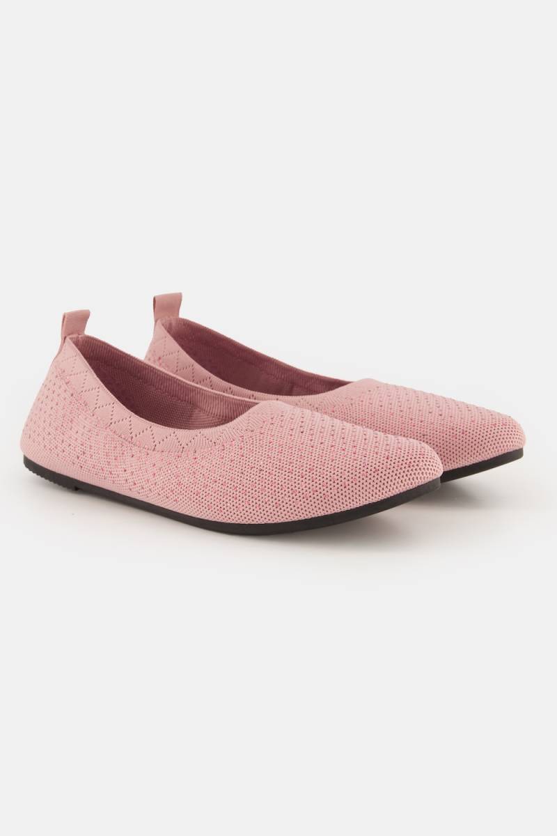 Strick-Ballerinas, Damen, orange, Größe: 38, Synthetische Fasern, Ulla Popken von Ulla Popken