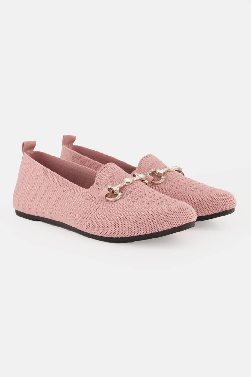 Strick-Ballerinas, Damen, orange, Größe: 43, Synthetische Fasern, Ulla Popken Strick-Ballerinas, Damen, orange, Größe: 43, Synthetische Fasern, Ulla Popken von Ulla Popken