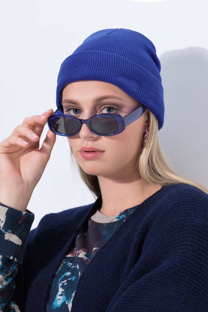 Strickmütze, Damen, blau, Größe: One Size, Synthetische Fasern, Ulla Popken Strickmütze, Damen, blau, Größe: One Size, Synthetische Fasern, Ulla Popken von Ulla Popken