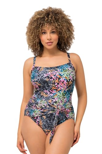 Ulla Popken Damen Lisa, Wrapoptik Badeanzug, Schwarz, 58 EU Ulla Popken Damen Lisa, Wrapoptik Badeanzug, Schwarz, 58 EU von Ulla Popken
