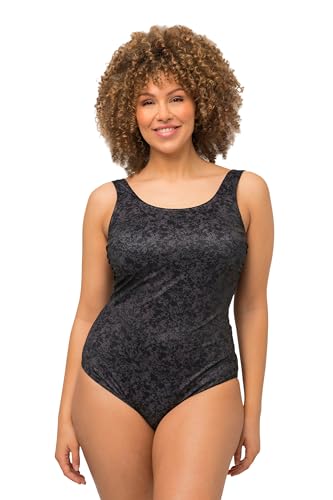 Ulla Popken Damen Softline DG Steinoptik, Alice Badeanzug, schwarz, 54-56 Ulla Popken Damen Softline DG Steinoptik, Alice Badeanzug, schwarz, 54-56 von Ulla Popken
