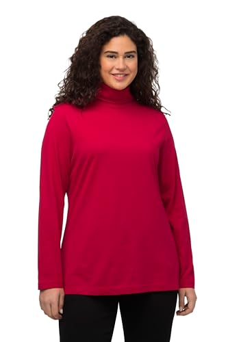 Ulla Popken Damen Basic-shirtrolli T-Shirt, Rot, 58-60 EU von Ulla Popken