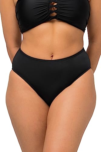 Ulla Popken Damen Bikinislip Bikinihose, Schwarz, 50 EU Ulla Popken Damen Bikinislip Bikinihose, Schwarz, 50 EU von Ulla Popken