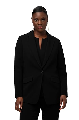 Ulla Popken, Damen, große Größen, Blazer, Reverskragen, Klappentaschen, Knopfverschluss von Ulla Popken