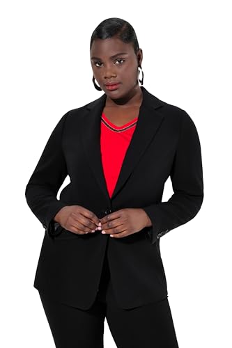 Ulla Popken, Damen, große Größen, Blazer, Reverskragen, Klappentaschen, Knopfverschluss von Ulla Popken