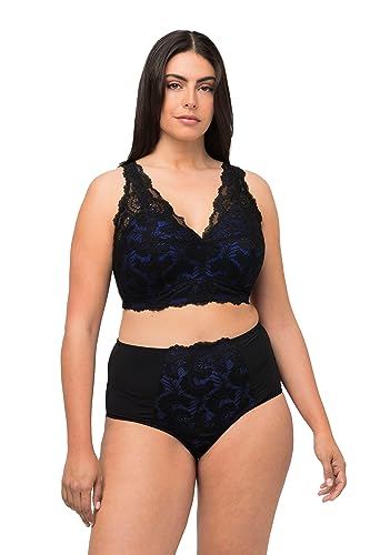 Ulla Popken, Damen, große Größen, Bralette, Softcups, 2-Tone von Ulla Popken