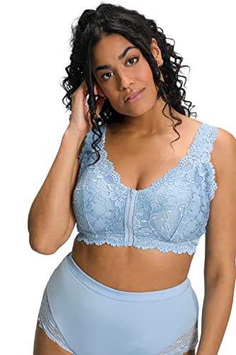 Ulla Popken, Damen, große Größen, Bralette, Spitze, Reißverschluss, ohne Bügel, Cup A/B und C/D von Ulla Popken