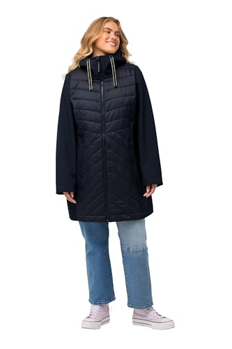 Ulla Popken, Damen, große Größen, GRS HYPRAR Softshelljacke mit Steppeinsatz, wasserabweisend von Ulla Popken