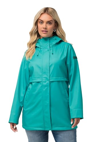 Ulla Popken, Damen, große Größen, Hyprar: Softshelljacke mit Overlapping, wasserabweisend von Ulla Popken