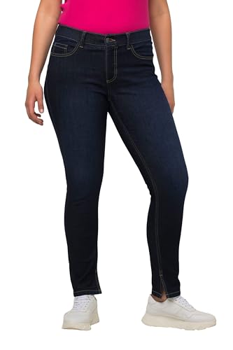 Ulla Popken Damen Sarah, schmales Bein, High Waist, recycelt Jeans, Rinsed wash, 50 von Ulla Popken