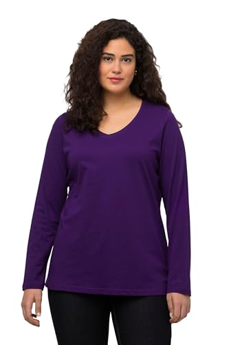 Ulla Popken, Damen, große Größen, Langarm-V-Shirt Ulla Popken, Damen, große Größen, Langarm-V-Shirt von Ulla Popken