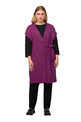 Ulla Popken, Damen, große Größen, Lange Strick Weste mit Gürtel Ulla Popken, Damen, große Größen, Lange Strick Weste mit Gürtel von Ulla Popken