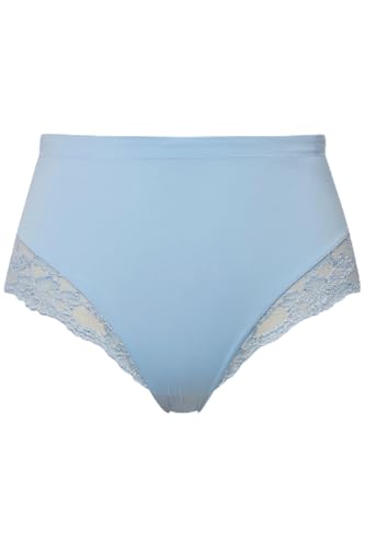 Ulla Popken, Damen, große Größen, Midislip, transparente Spitze, hinten gerafft von Ulla Popken