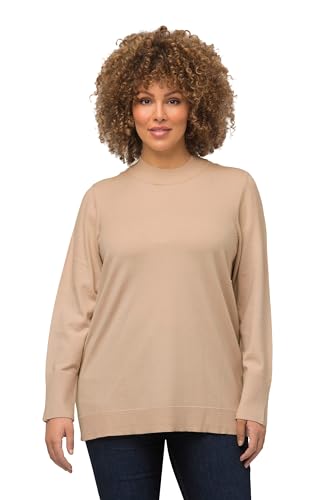 Ulla Popken, Damen, große Größen, Pullover, Stehkragen, Langarm, Rippbündchen von Ulla Popken