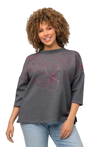 Ulla Popken, Damen, große Größen, Pullover mit Schmetterlingapplikation von Ulla Popken