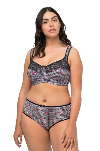 Ulla Popken, Damen, große Größen, Relief-Bra, Houndstooth von Ulla Popken